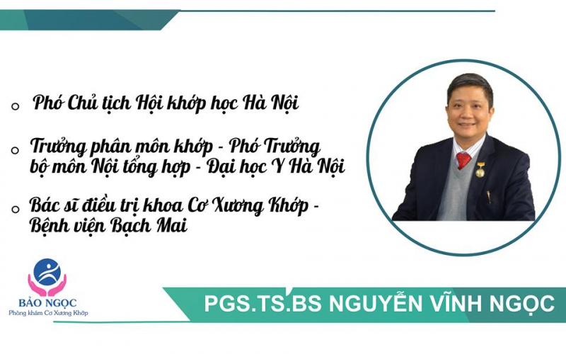 PGS. TS Nguyễn Vĩnh Ngọc - Phòng khám cơ xương khớp Bảo Ngọc